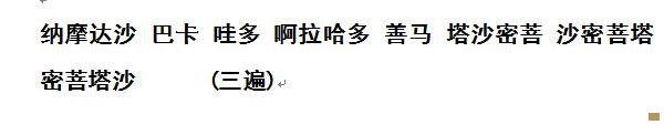 掩面佛心咒