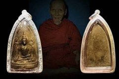 泰国佛牌介绍：龙婆爹2503派古曼二期坤平与龙婆moon四面自身